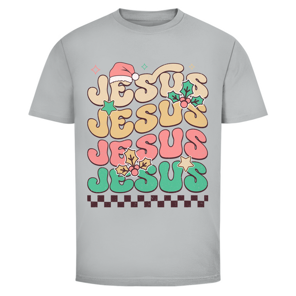 Herren T-Shirt jesus weihnachtsmotiv