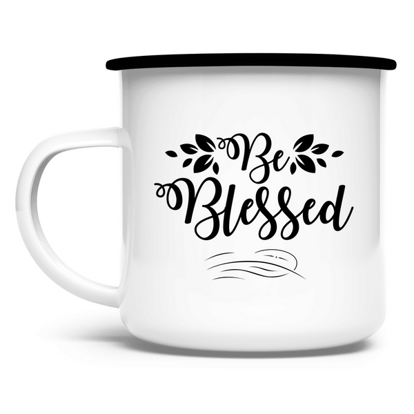 Emaille Tasse be the light for all mathew 5:16