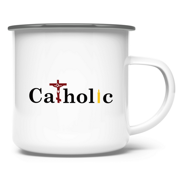 Emaille Tasse catholic