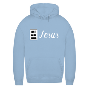 Damen Hoodie one way jesus