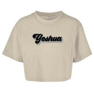 Damen Oversize Crop Top yeshua
