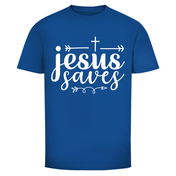 Herren T-Shirt jesus saves