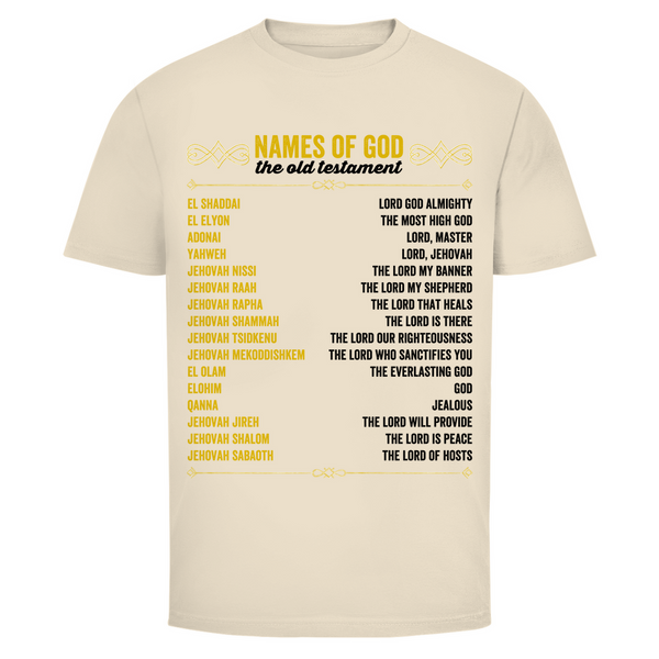 Herren T-Shirt names of god