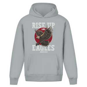 Oversize Hoodie Ohne Kordel rise up like eagles isaiah 40:31