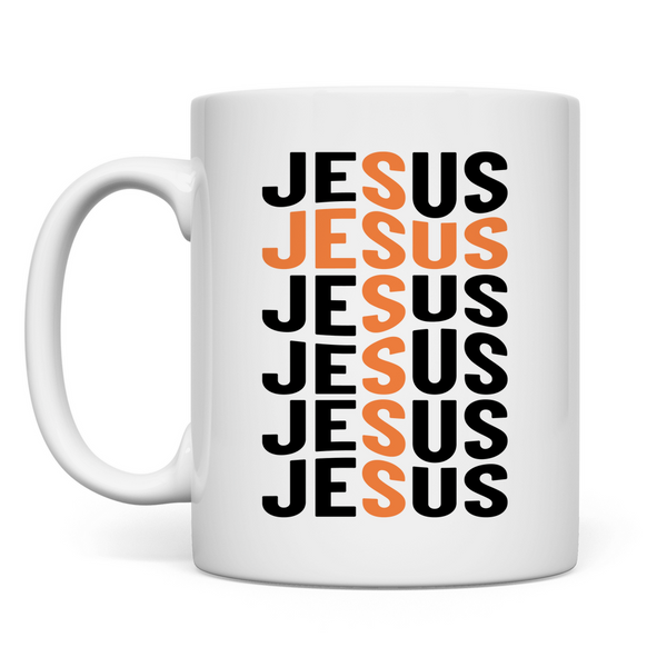 Tasse jesus schriftzug