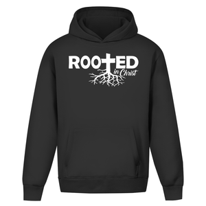 Oversize Hoodie Ohne Kordel rooted in christ