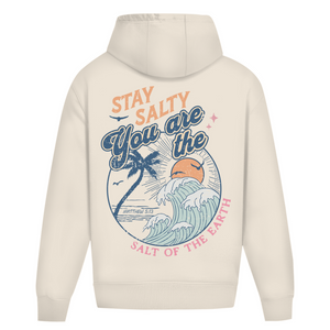 Oversize Hoodie Ohne Kordel stay salty