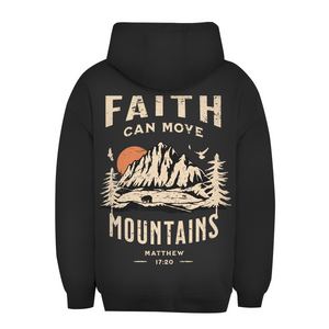 Unisex Oversize Hoodie faith can move mountains matthew 17:20