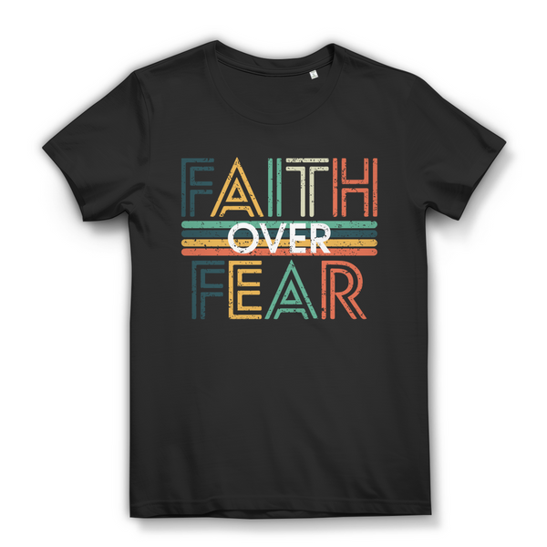 Damen Bio T-Shirt faith over fear