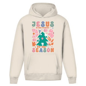 Oversize Hoodie Ohne Kordel jesus is reason for the season