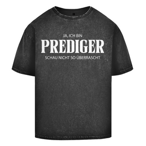 Oversize Washed T-Shirt ja ich bin prediger