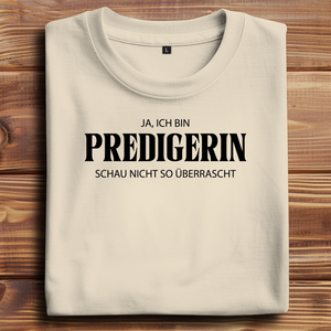Oversize T-Shirt ja ich bin predigein