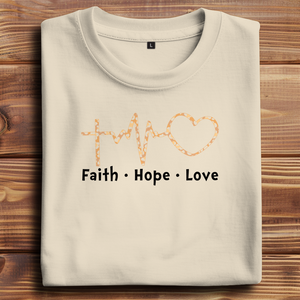 Oversize T-Shirt faith hope love