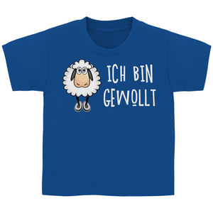 Kinder T-Shirt ich bin gewollt
