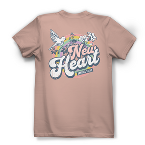 Damen Bio T-Shirt new heart ezekiel 11:19