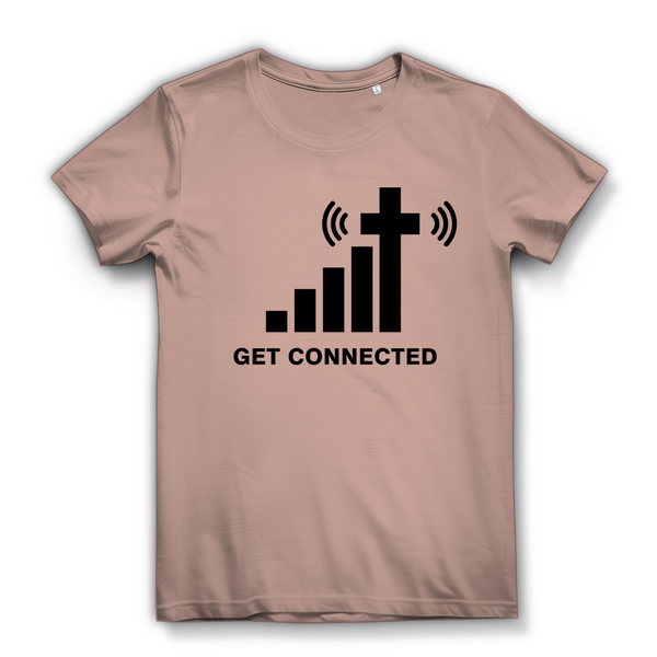 Damen Bio T-Shirt get connected