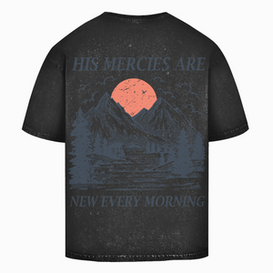 Oversize Washed T-Shirt his marcies are new every morning