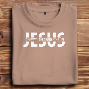 Oversize T-Shirt jesus the way the truth the life