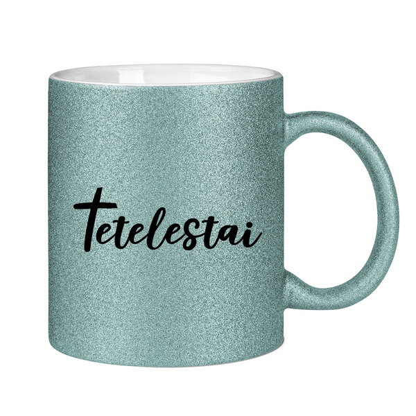 Glitzertasse tetelestai