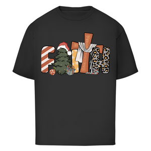 Oversize T-Shirt faith weihnachtsmotiv
