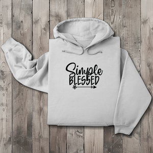 Herren Hoodie simple blessed