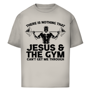 Oversize T-Shirt jesus and gym