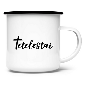 Emaille Tasse tetelestai