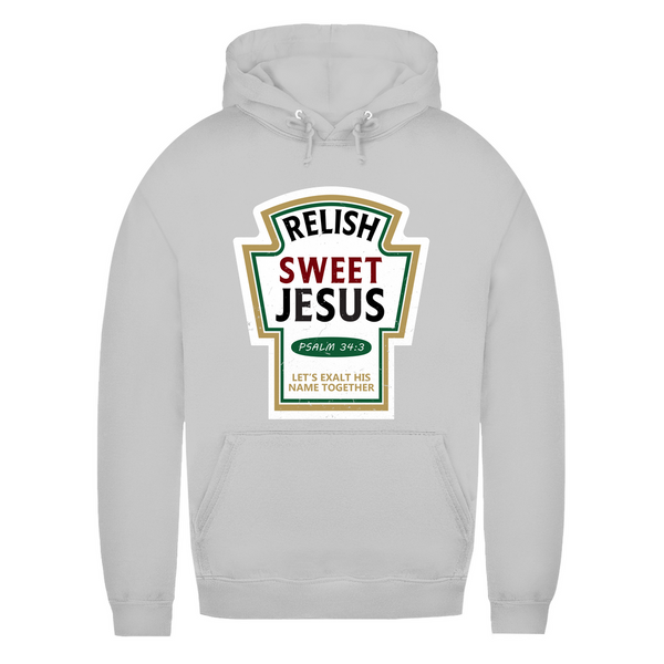 Damen Hoodie relish sweet jesus psalm 34:3