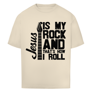 Oversize T-Shirt jesus is my rock guitarist