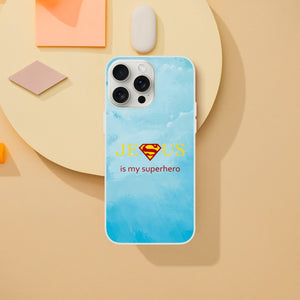 jesus is my superhero iPhone-Hülle