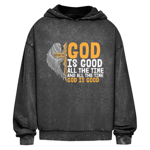 Oversize Washed Hoodie god is good