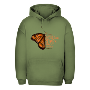 Unisex Oversize Hoodie der mich stark macht schmetterling