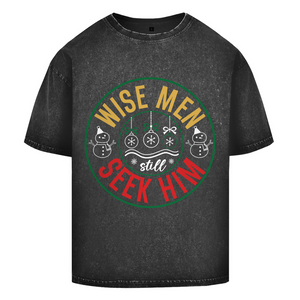Oversize Washed T-Shirt wise men seek him