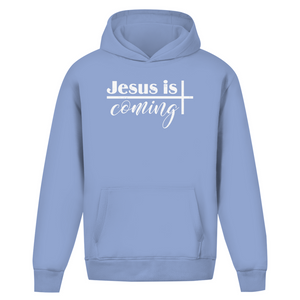Oversize Hoodie Ohne Kordel jesus is comig