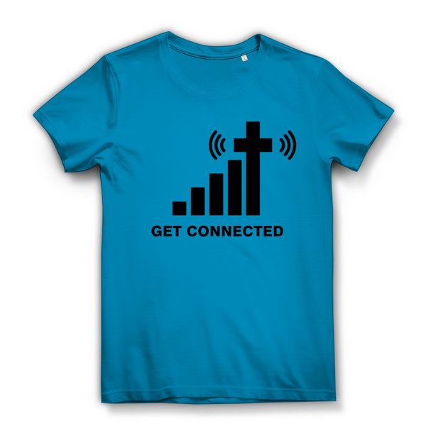 Damen Bio T-Shirt get connected