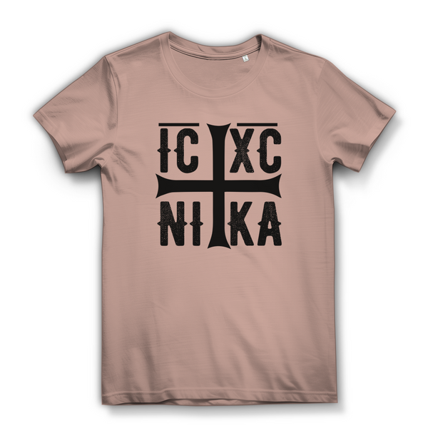 Damen Bio T-Shirt ICXC NIKA orthodox griechisch