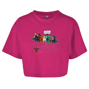 Damen Oversize Crop Top and that how i saved the world