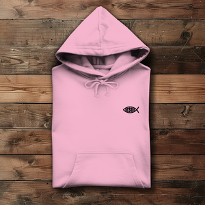 Damen Hoodie fisch symbol ICHTHYS Jesus
