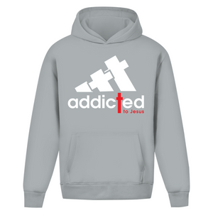 Oversize Hoodie Ohne Kordel addicted to jesus
