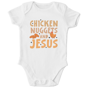 Kinder Bio Body chicken nuggets and jesus