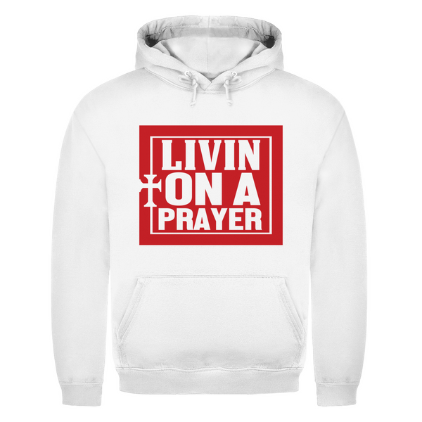 Herren Hoodie livin on a prayer