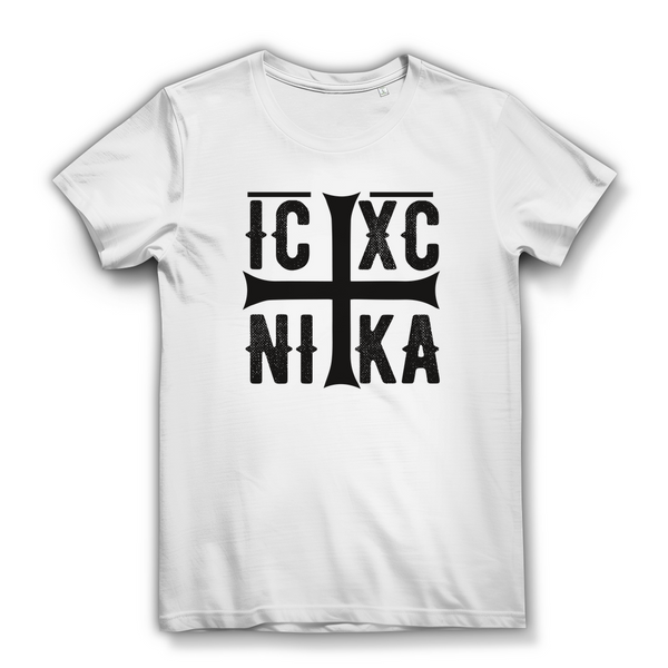 Damen Bio T-Shirt ICXC NIKA orthodox griechisch