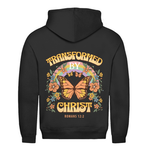 Herren Hoodie transformed by christ romans 12:2