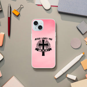 jesus loves you and so do i iPhone-Hülle