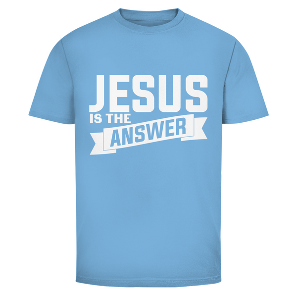 Herren T-Shirt jesus is the answer