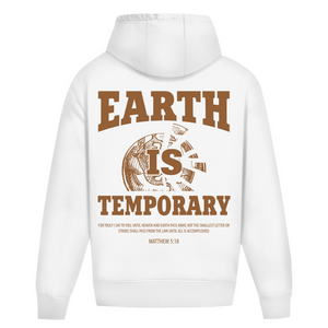 Oversize Hoodie Ohne Kordel earth ist temporary matthew 5:18