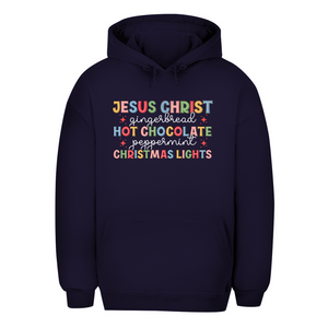 Unisex Oversize Hoodie jesus christ gingerbread