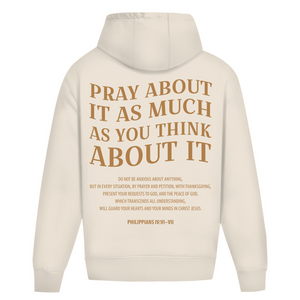 Oversize Hoodie Ohne Kordel pray about it philippians 4:6-7