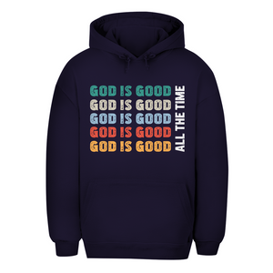 Unisex Oversize Hoodie god is good retro