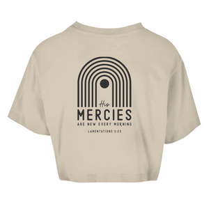 Damen Oversize Crop Top his marcies lamentations 3:23